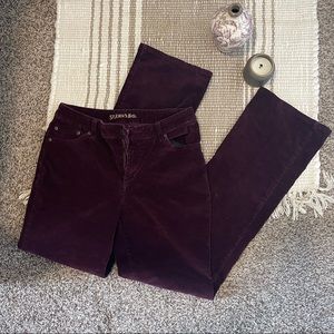 Vintage Deep Red Corduroy SZ 4 bootcut pants